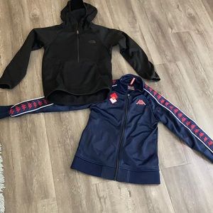 Bundle 2 jackets Kappa & Northface